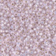 Miyuki seed beads 11/0 - Dyed pink silver lined alabaster 11-643